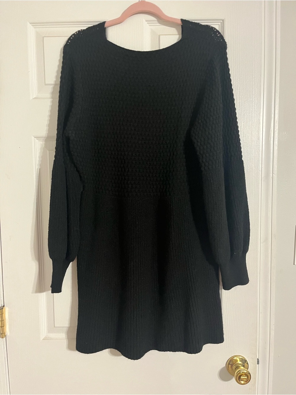 CupShe Women’s Casual Black Sweater Dress